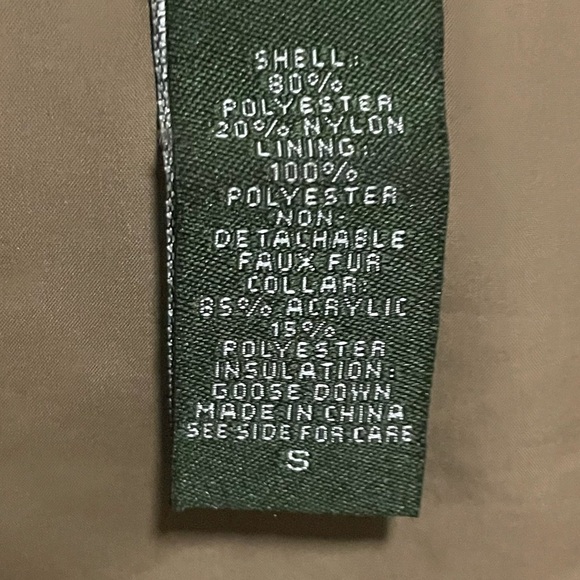 Eddie Bauer‎ Gold Goose Down Full Zip Puffer Vest Small - Picture 7 of 9